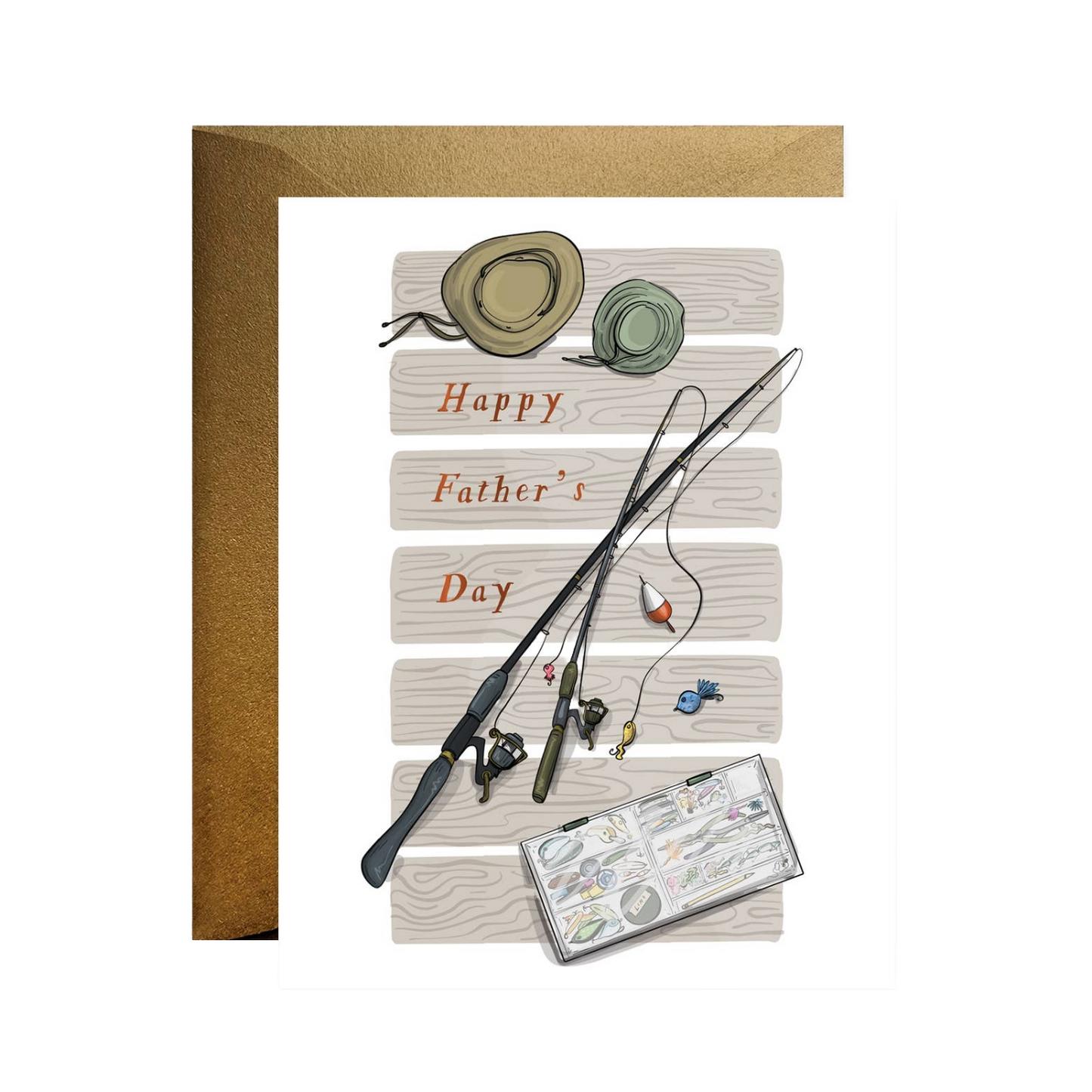 Fishing Rod Father's Day Card
