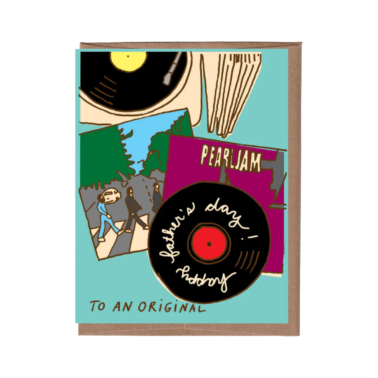 Vinyl Father's Day Card