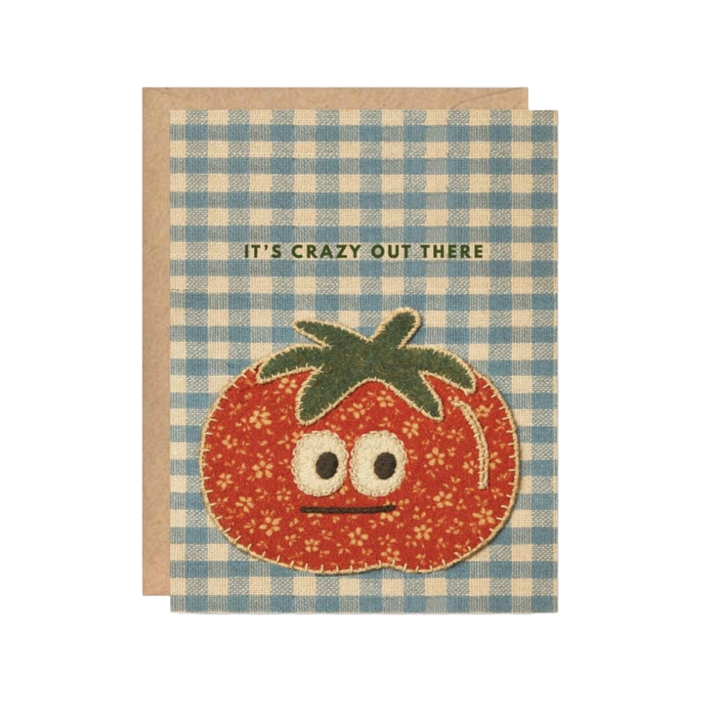 Crazy Out There Tomato Card