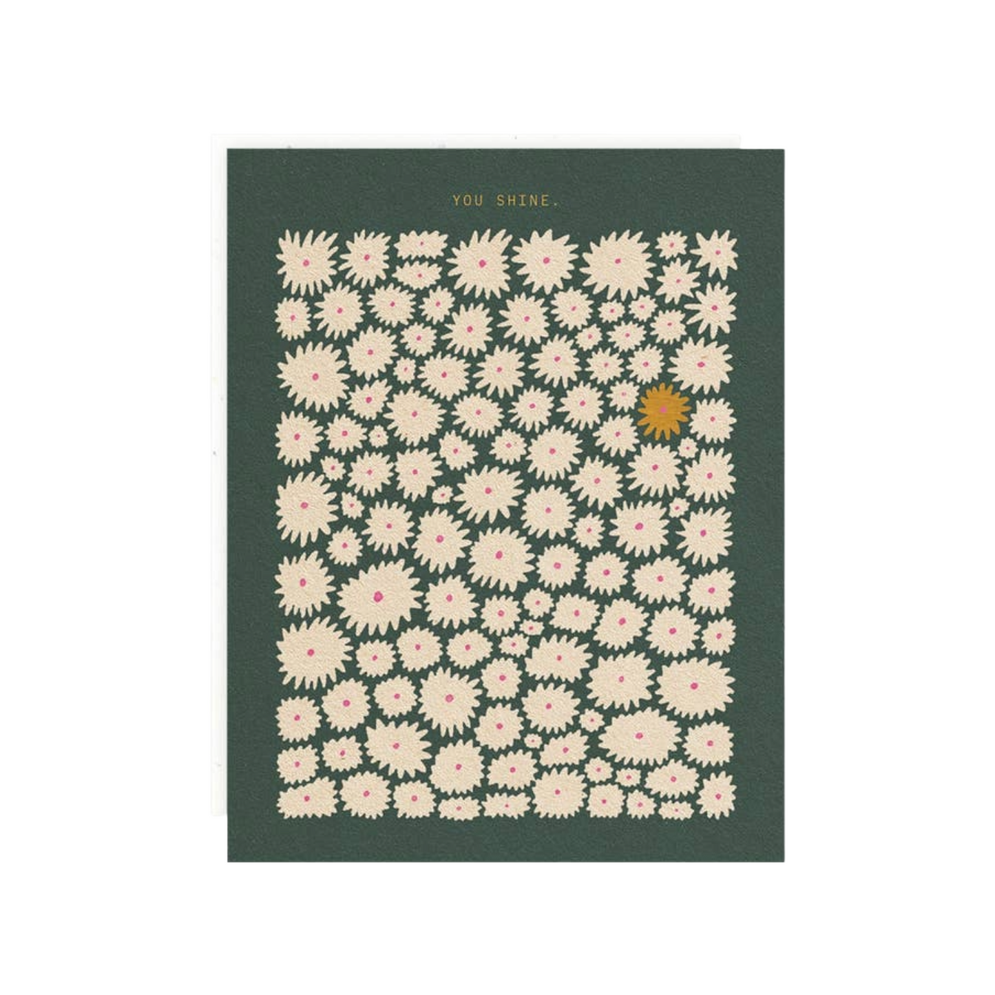 Green Daisies Card