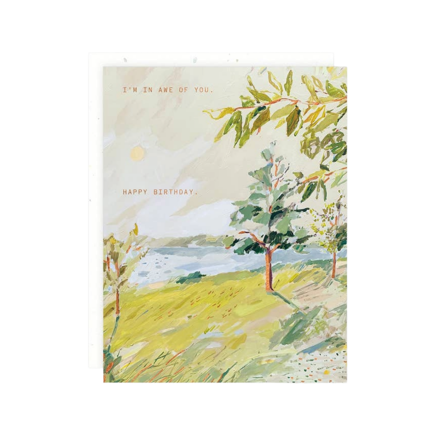 Lakeside Birthday Card