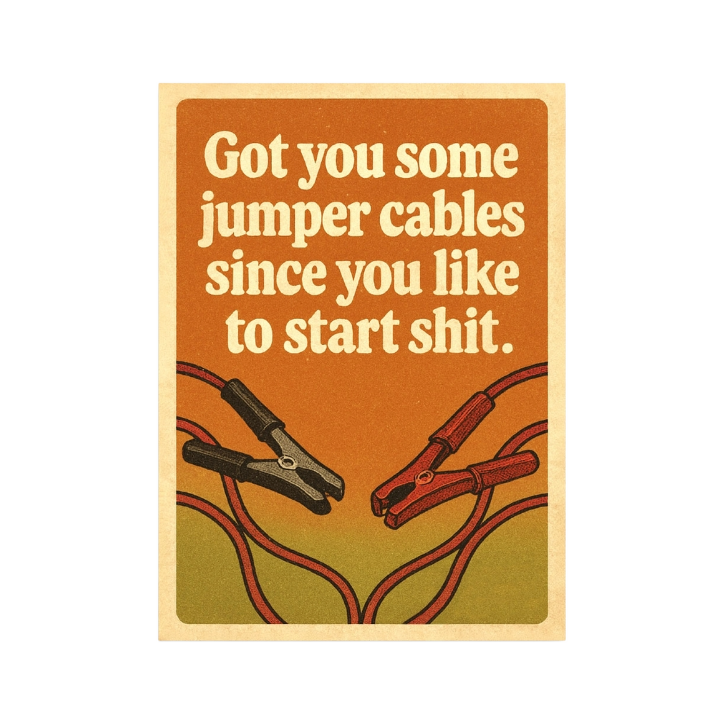 Jumper Cables Card