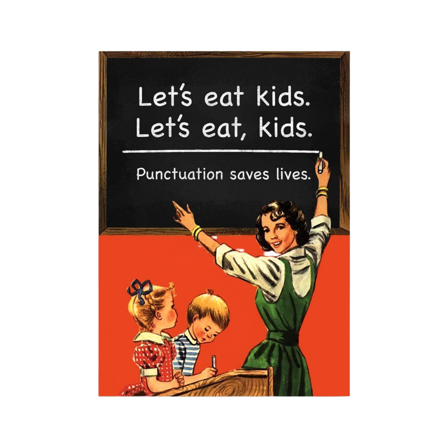 Let's Eat Kids Card