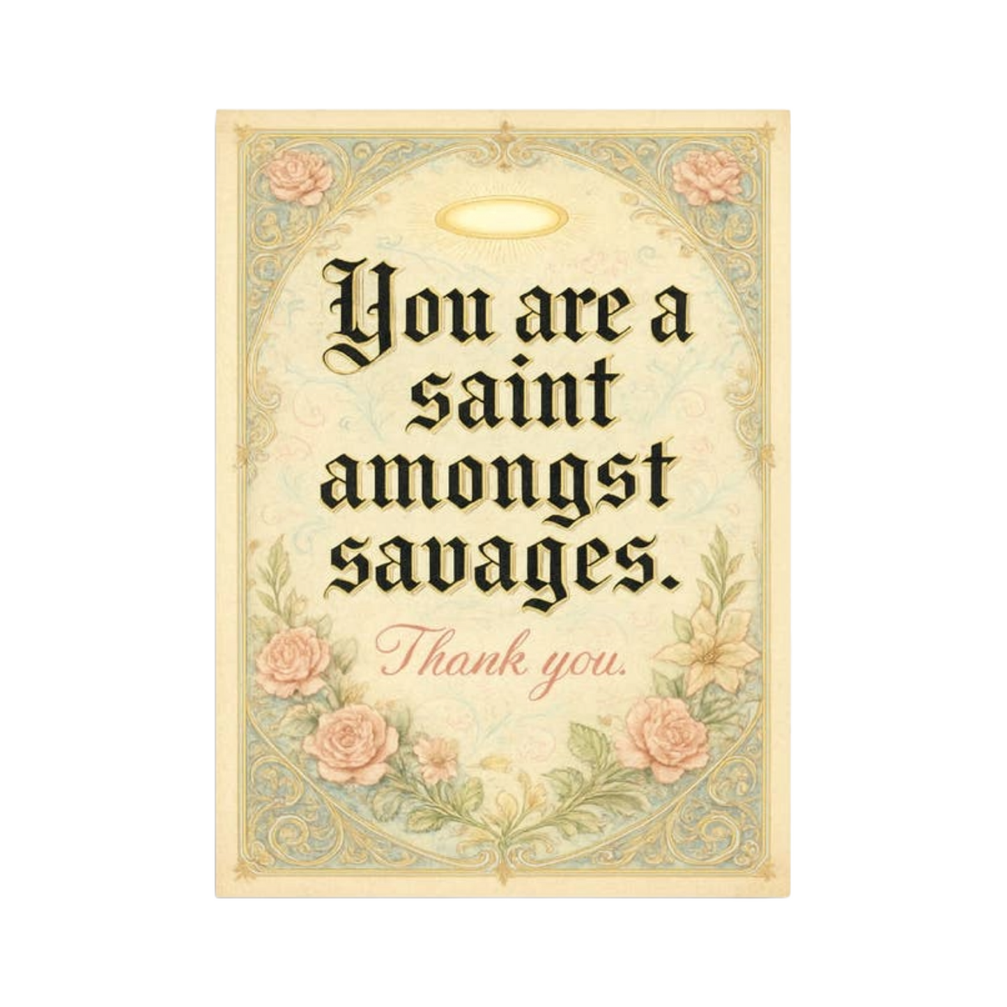 Saint Among Savages Card