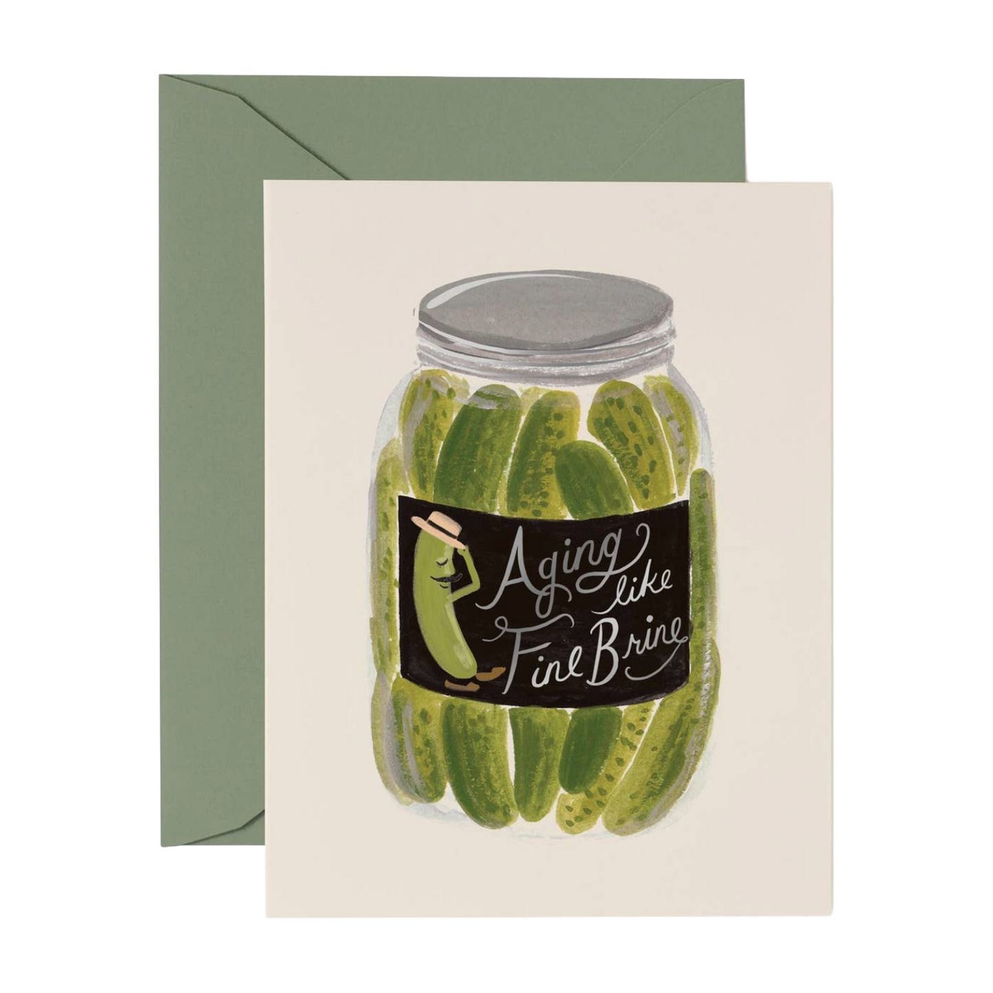 Rifle Paper Co. Aging Like Fine Brine Birthday Card