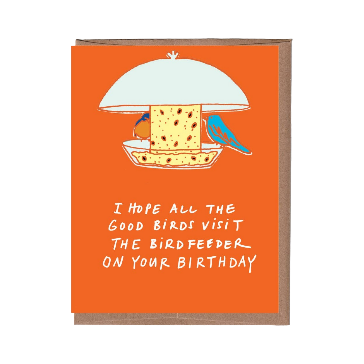 Birdfeeder Birthday Card