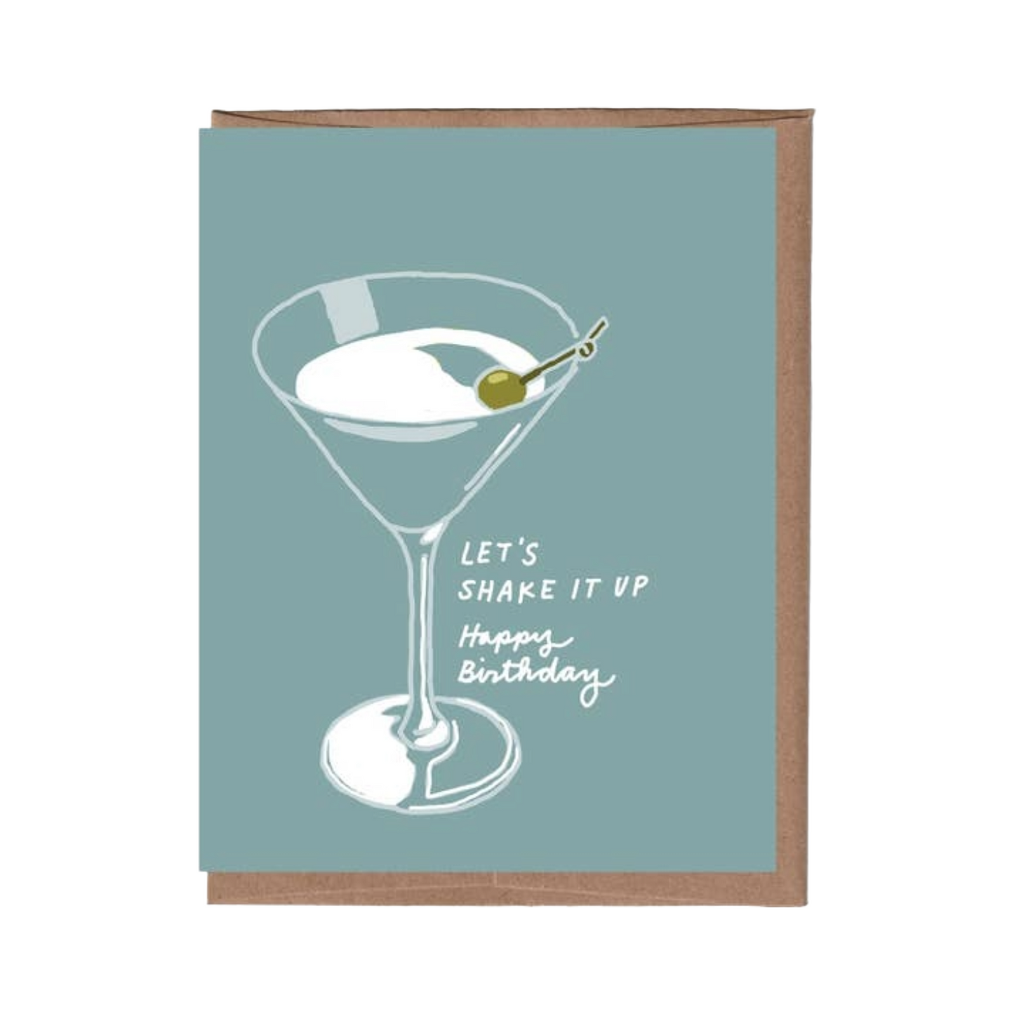 Scratch & Sniff Martini Birthday Card