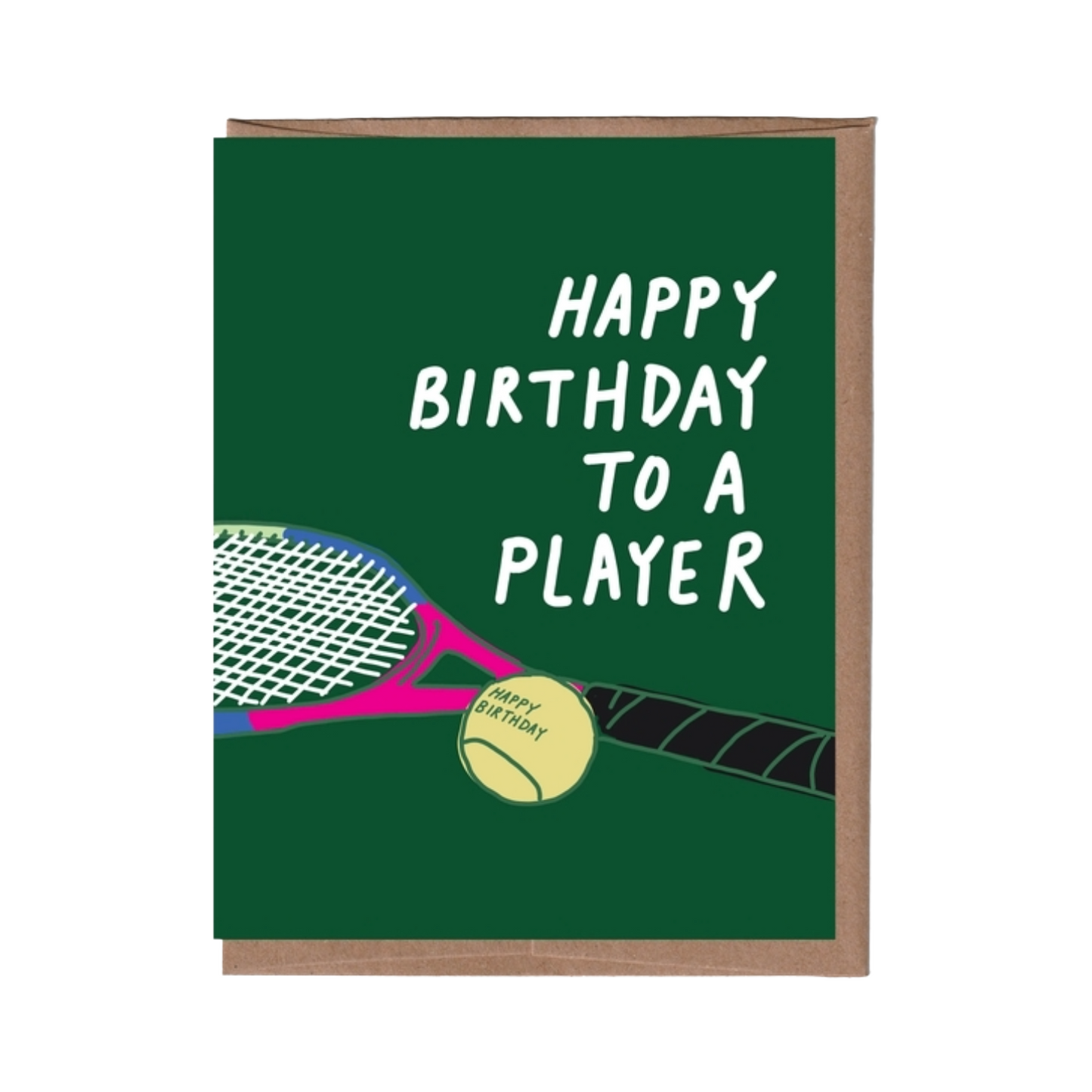 Tennis Birthday Card