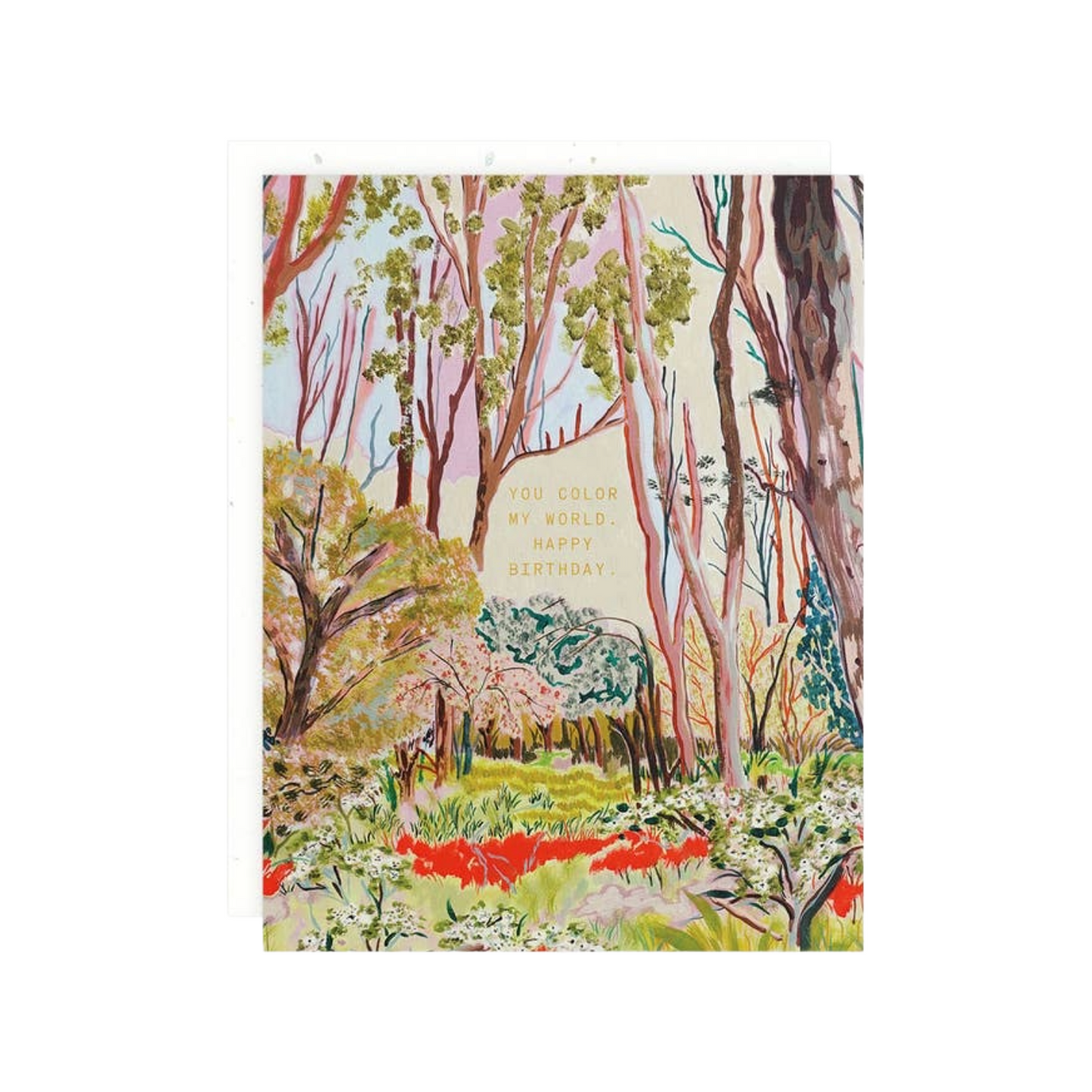 Color My World Birthday Card