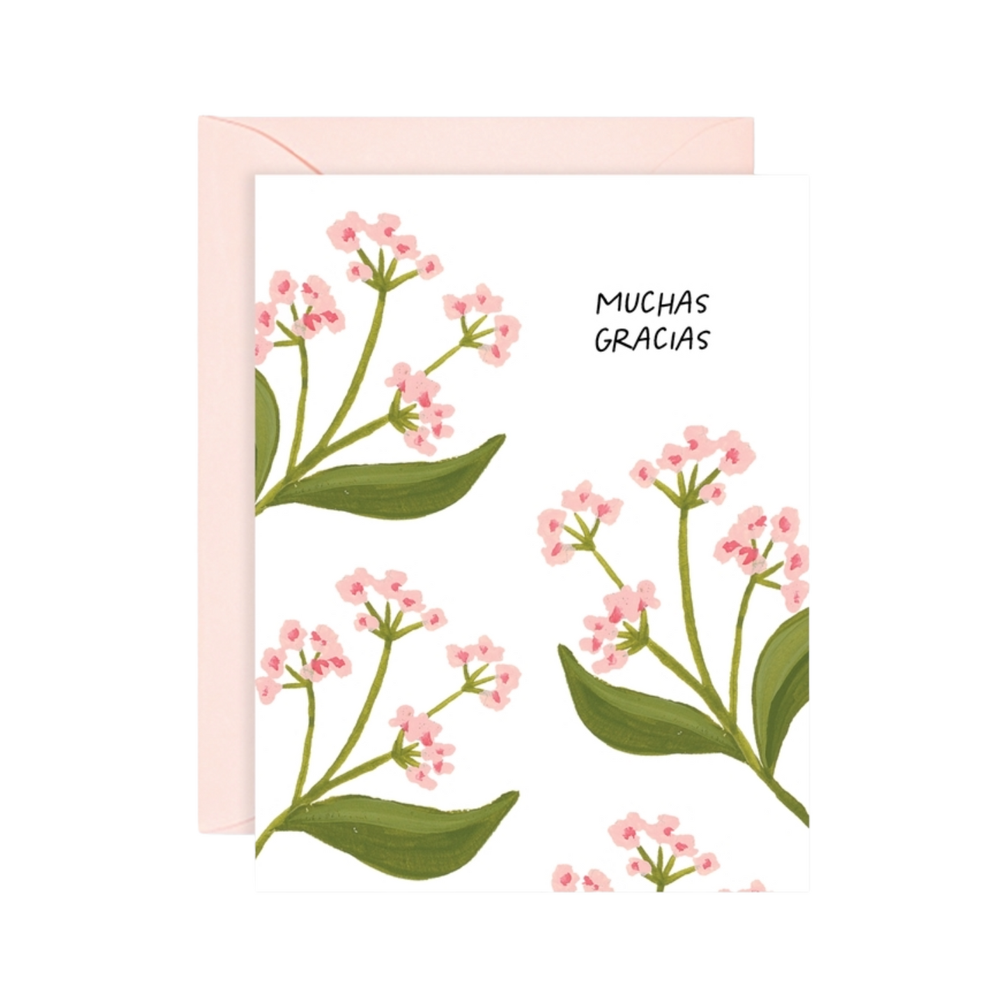 Muchas Gracias Flores Card