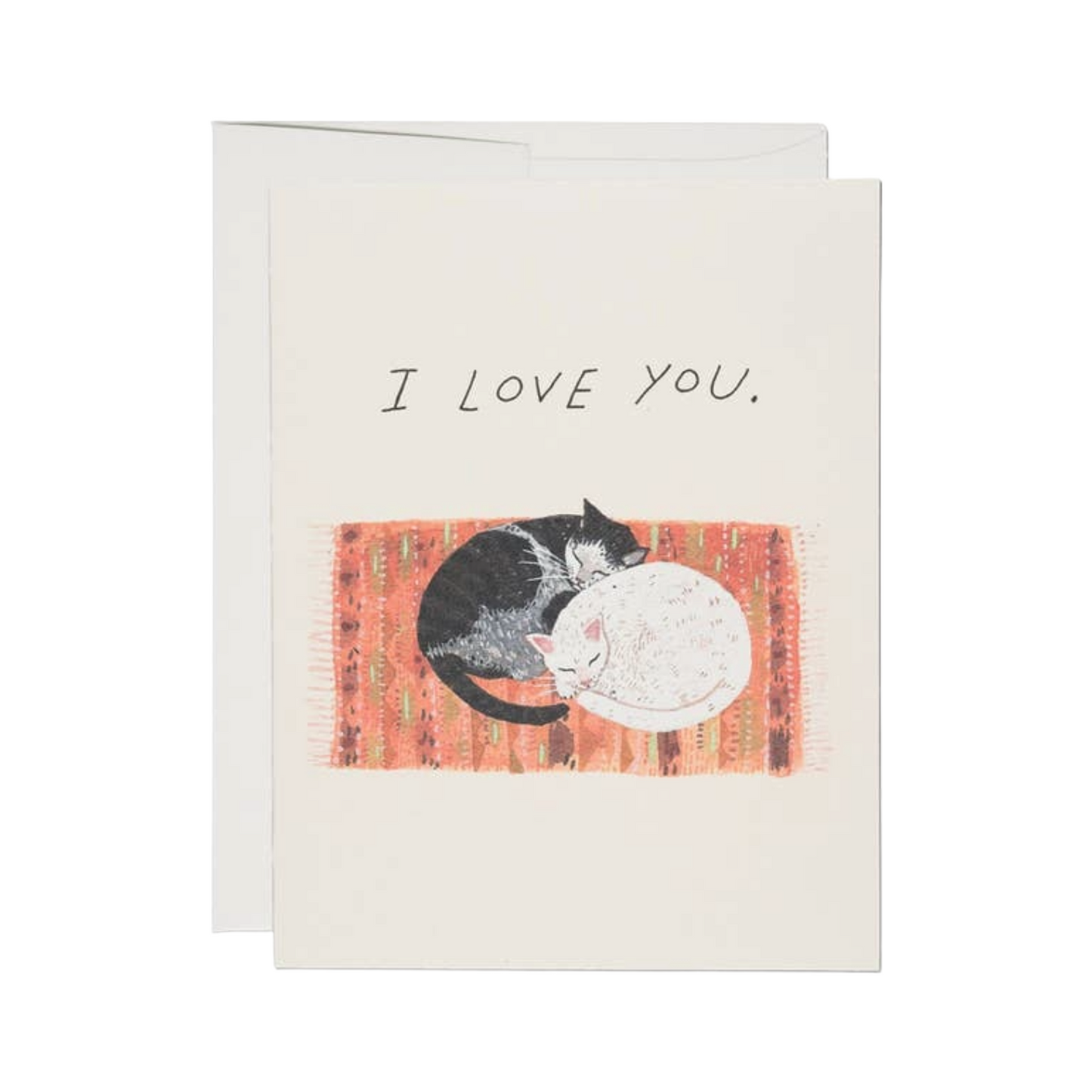 Cat Cuddle Love Card