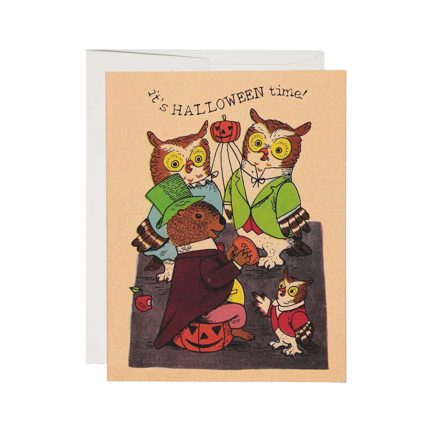 Halloween Time Card