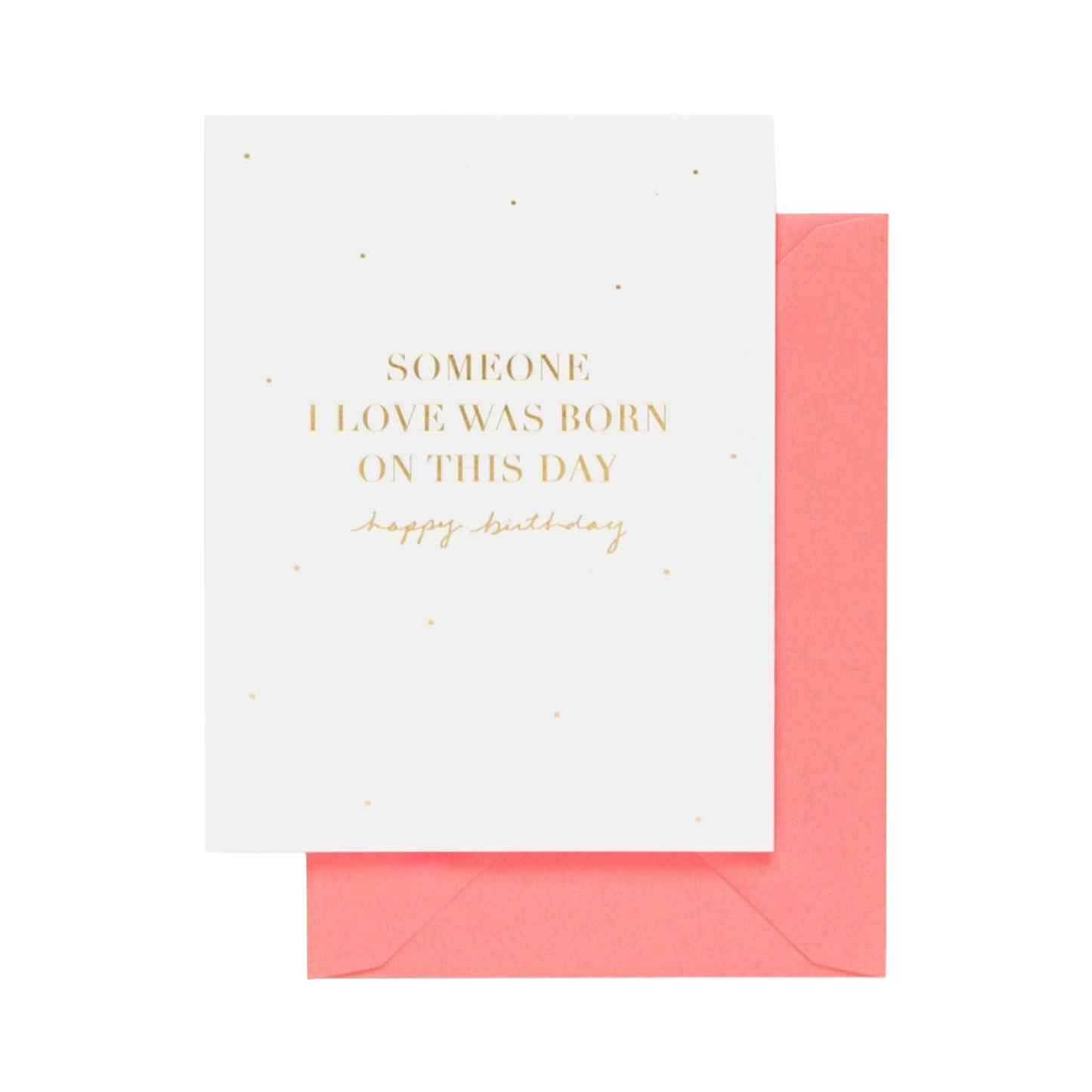 Sugar Paper Someone I Love Was Born Card