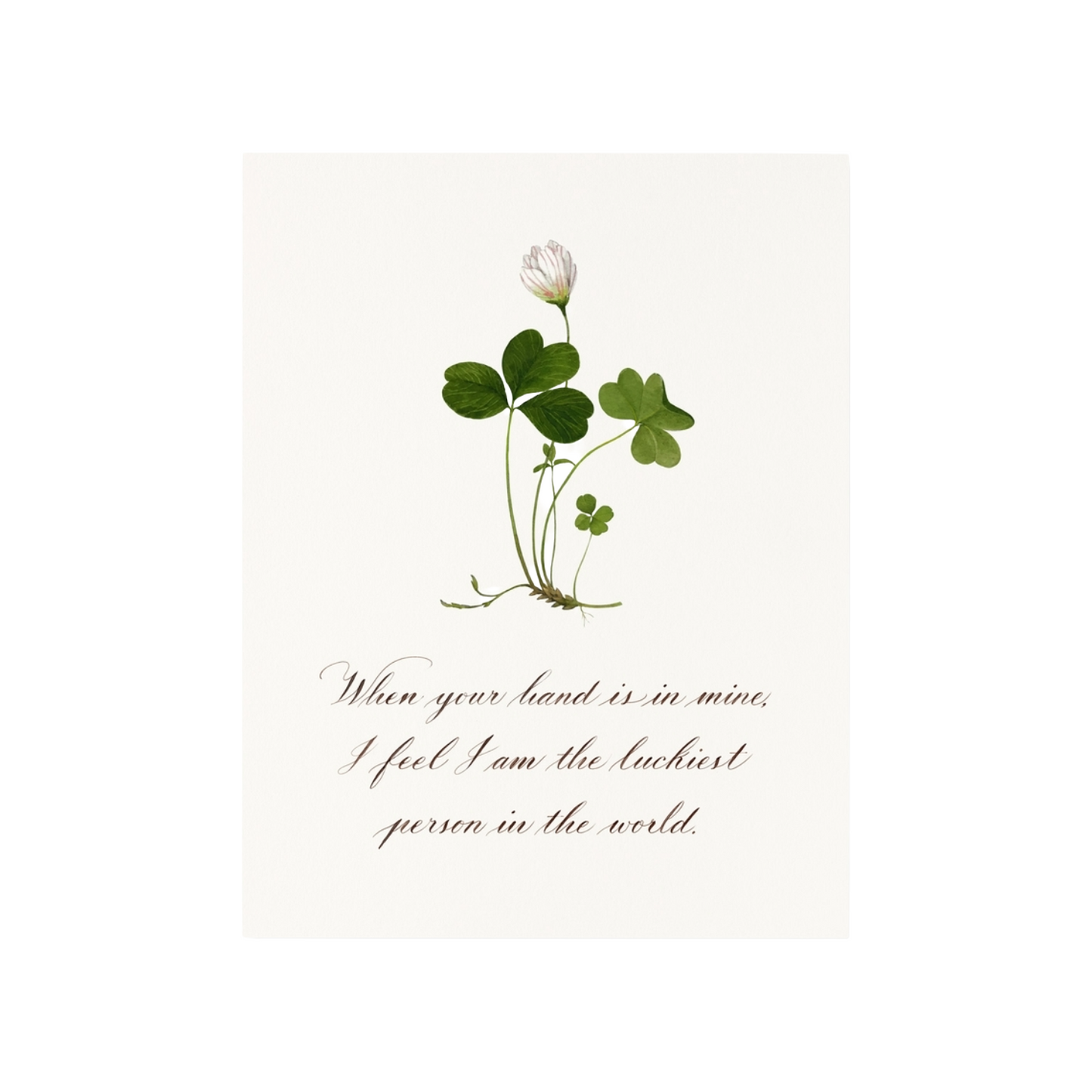 Lucky In Love Card
