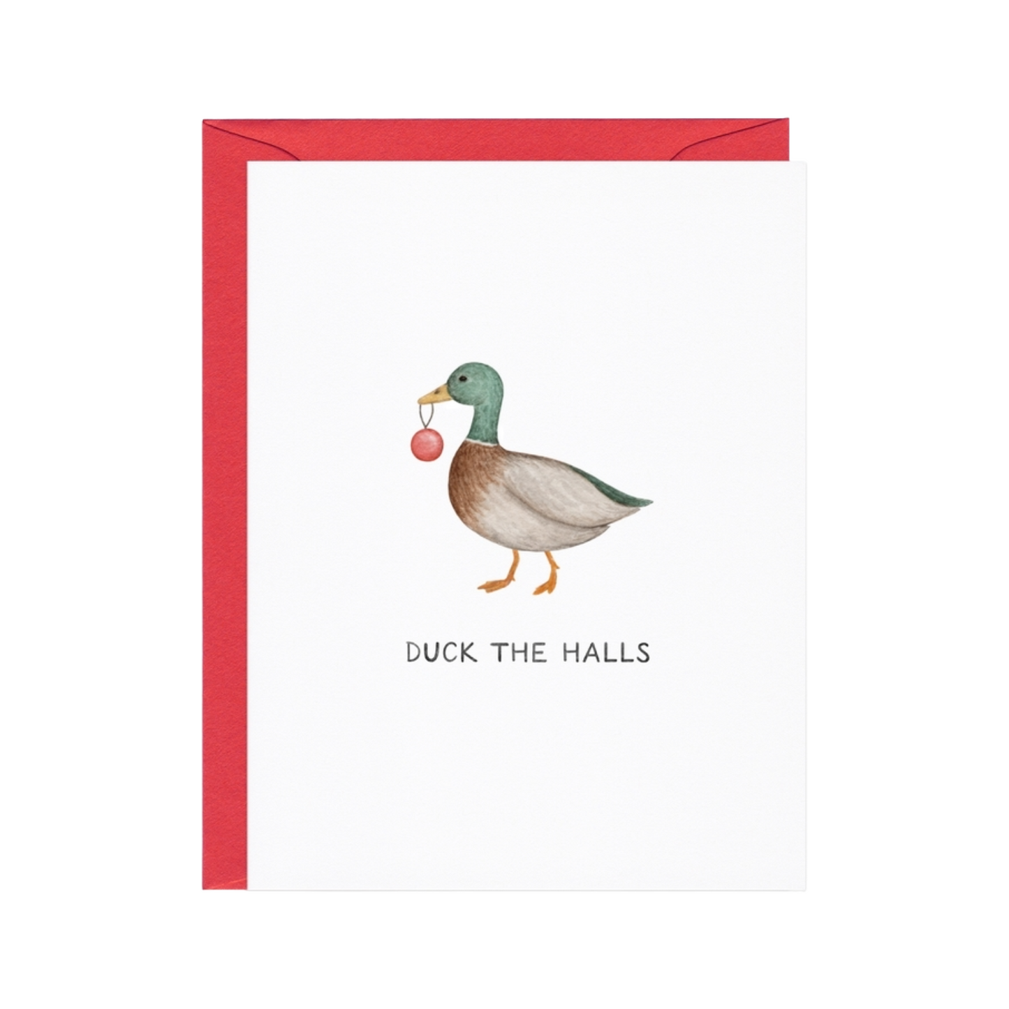 Duck The Halls Card