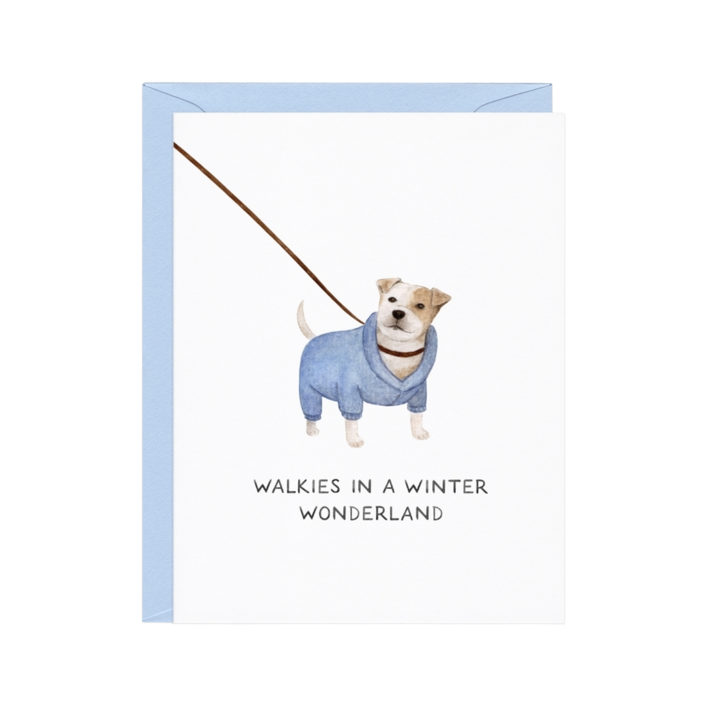 Walkies In A Winter Wonderland Card