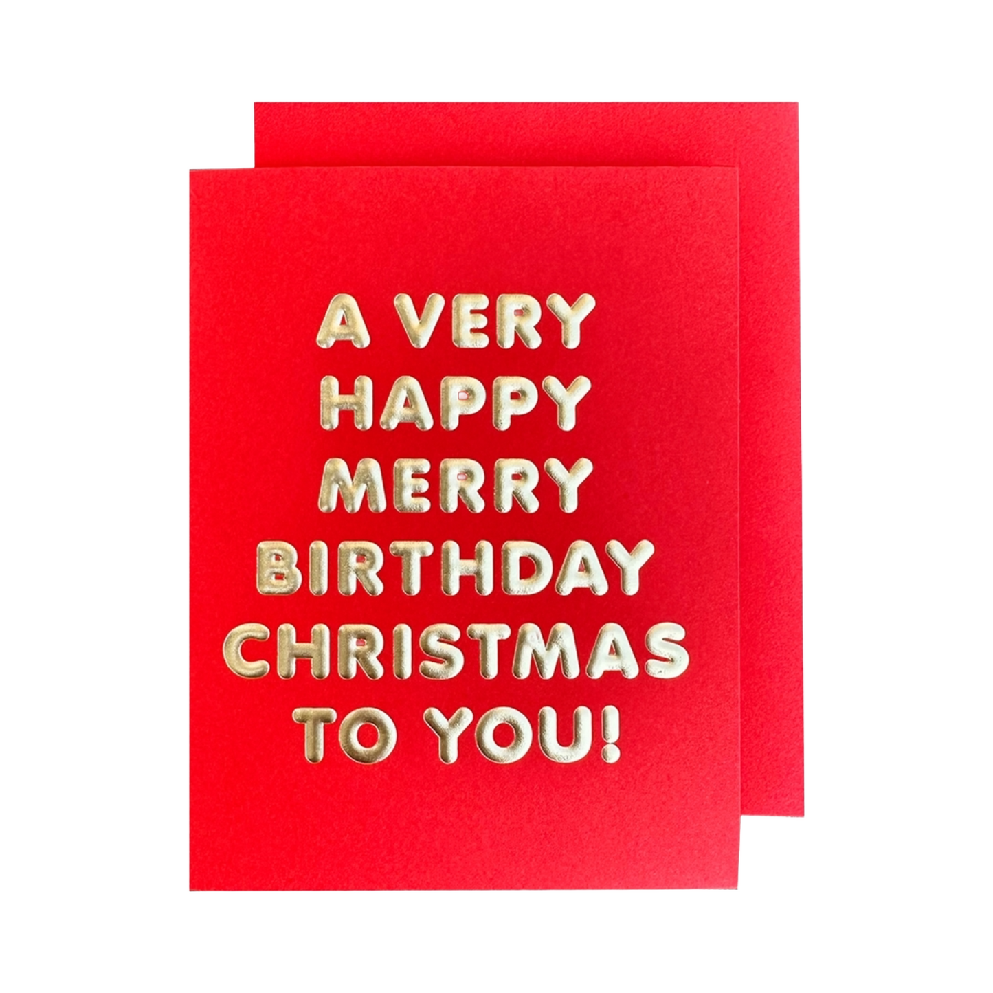 Birthday Christmas Card