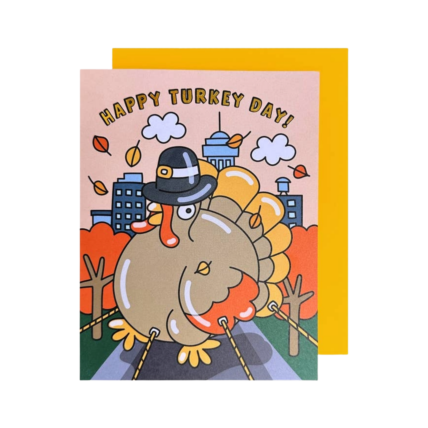 Happy Turkey Day Thanksgiving Card