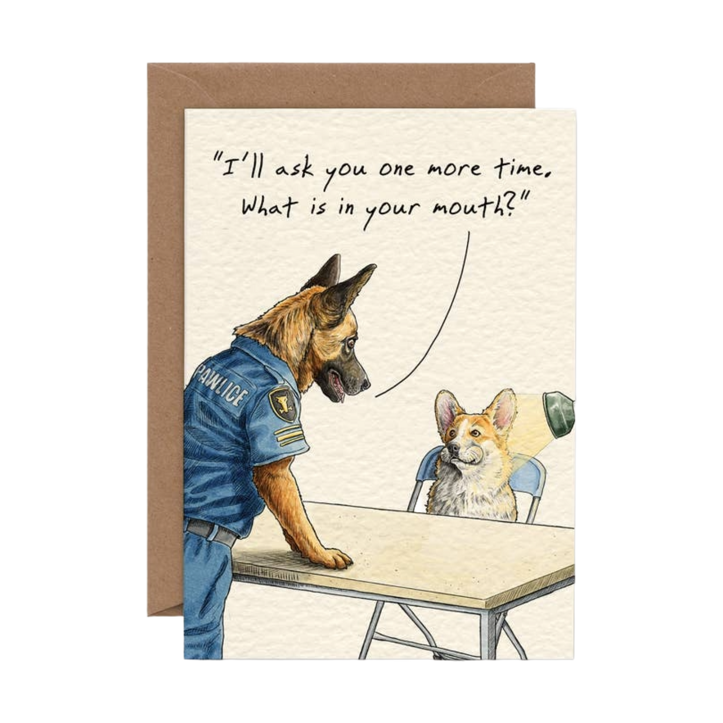 Interrogation Dog Card