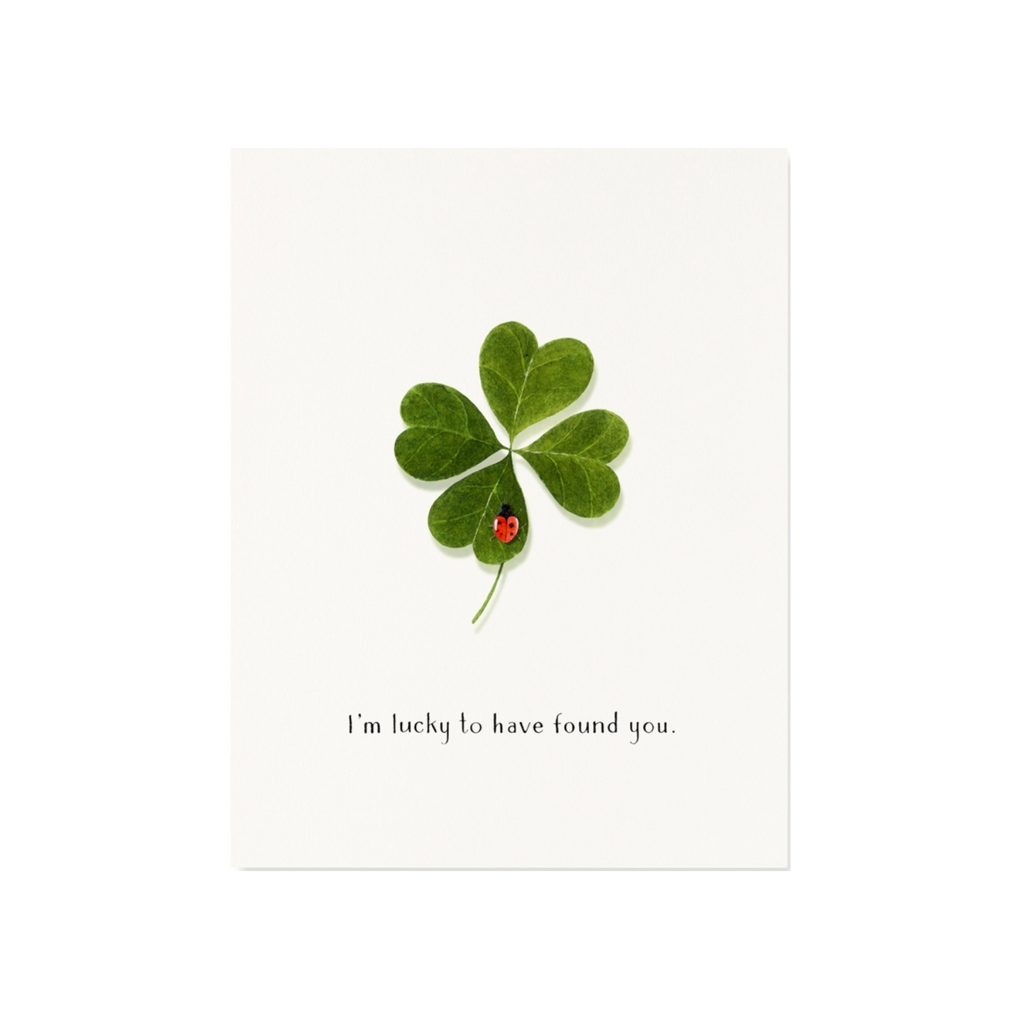 Luckiest Lovebug Card
