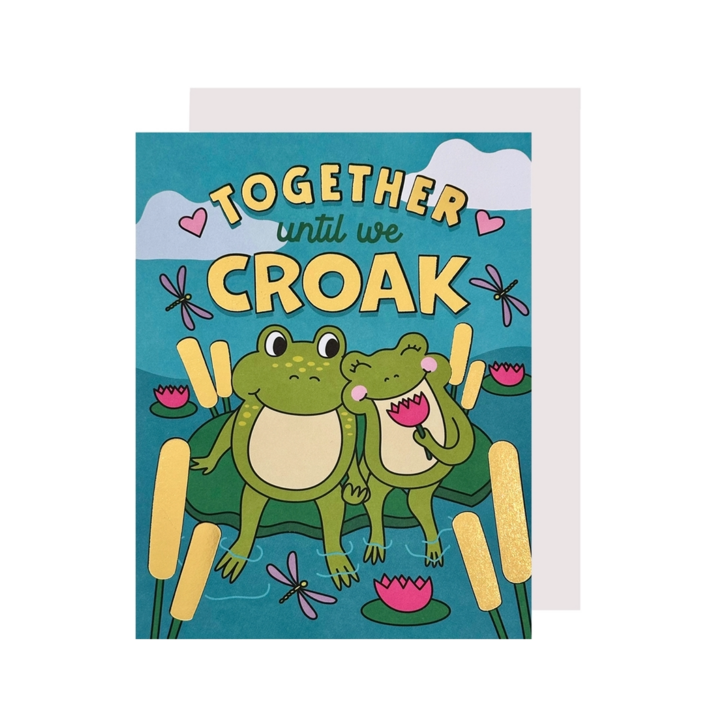 Together Until We Croak Anniversary Card