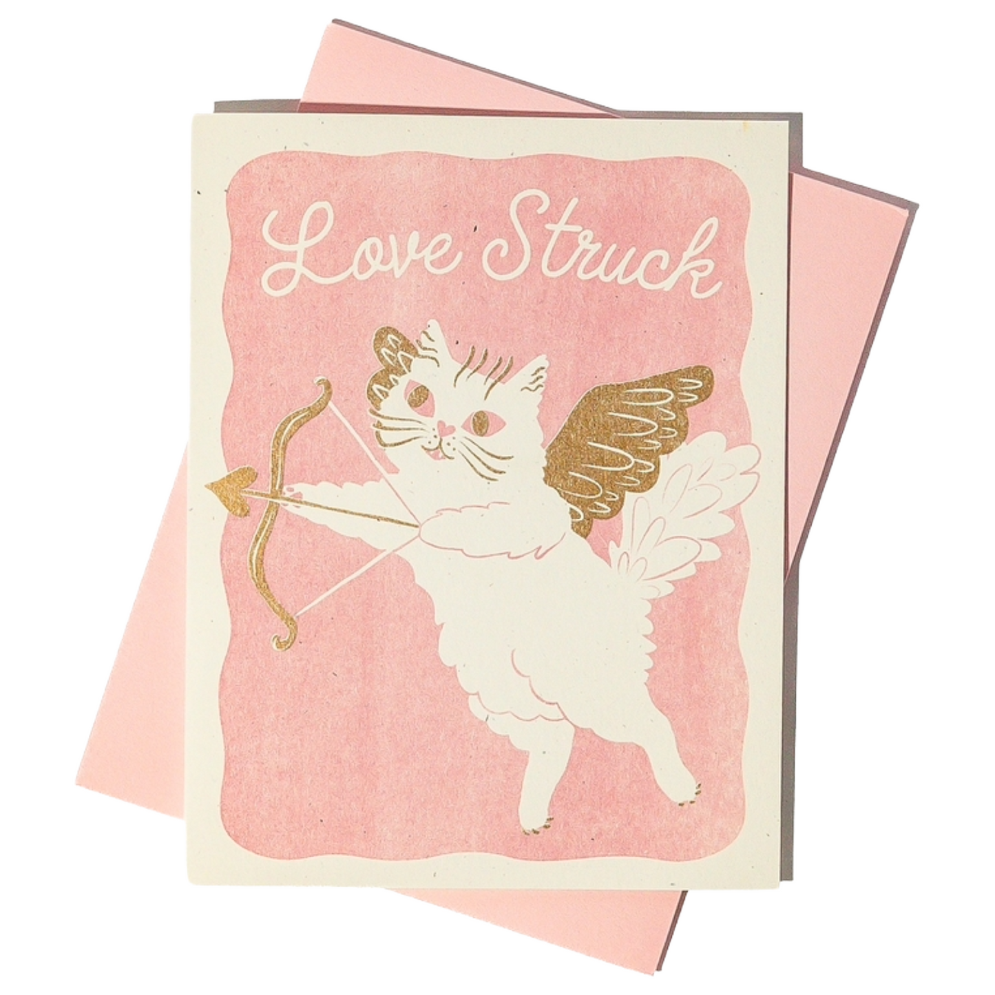 Love Struck Cat Card