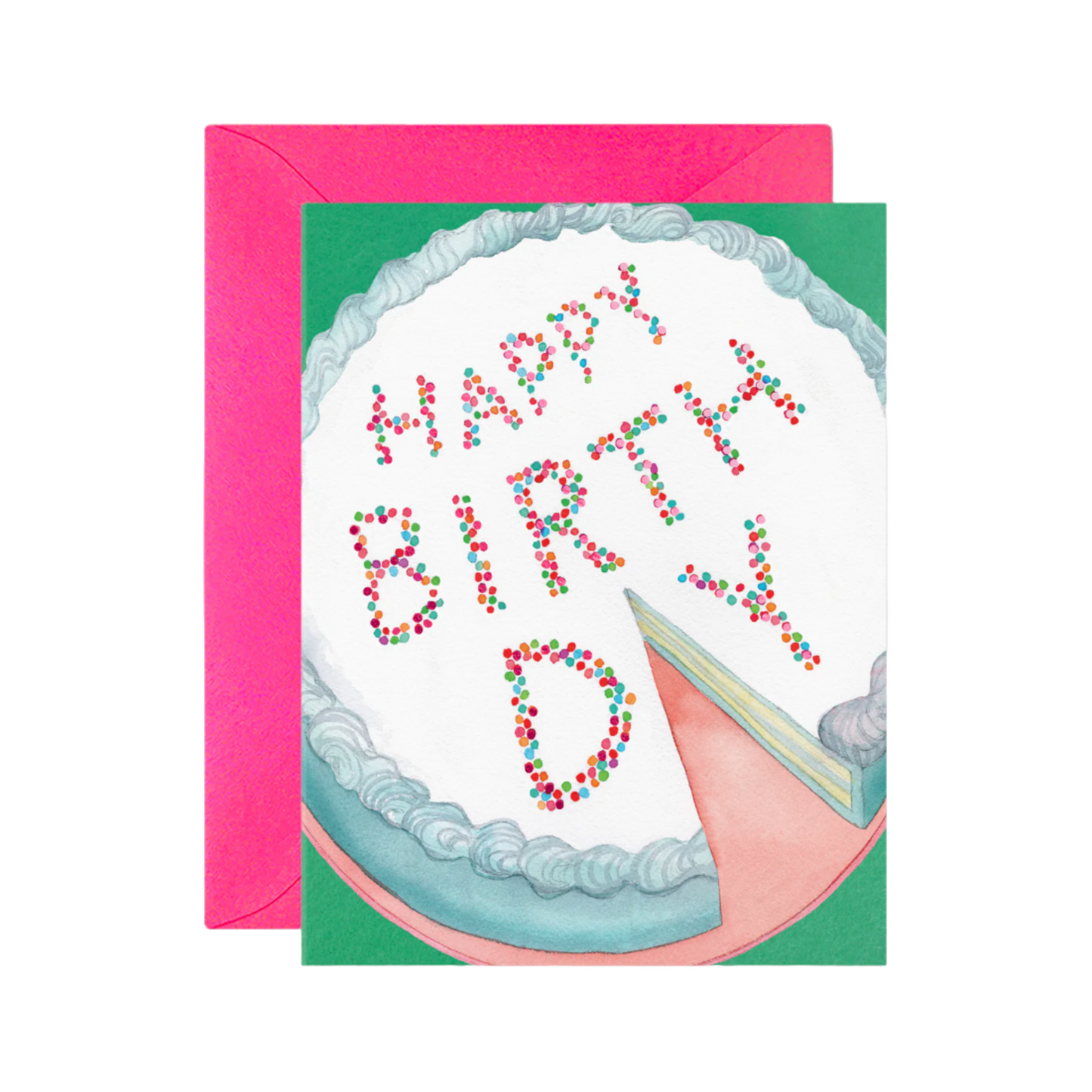 Cake Slice Card by E. Frances Paper