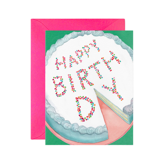 Cake Slice Card by E. Frances Paper