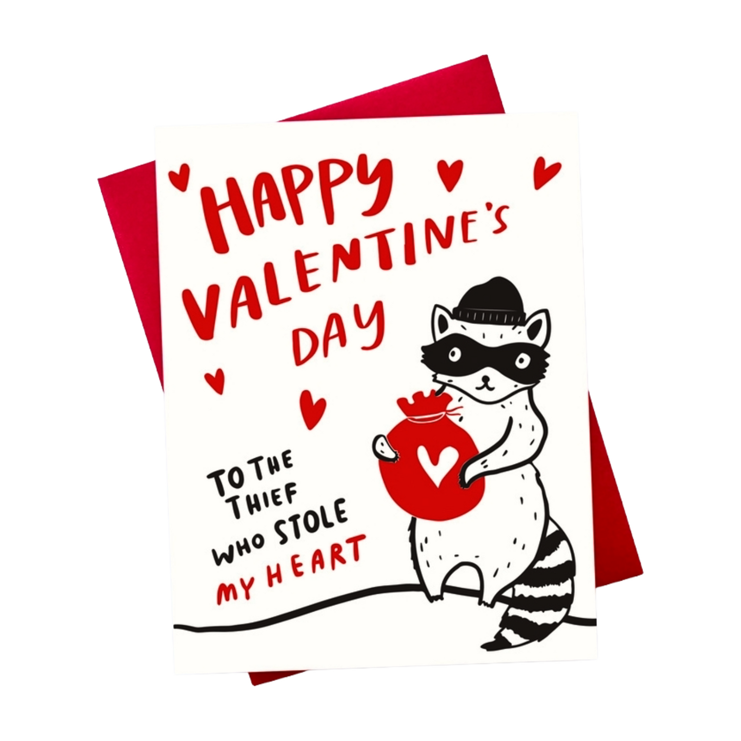 Heart Thief Valentine's Card