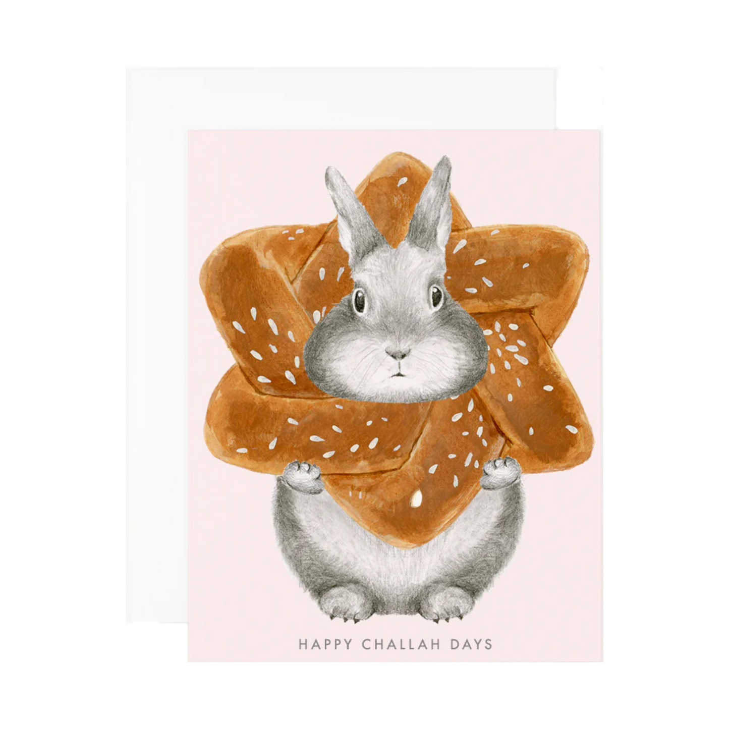 Penguin With Challah Card by Dear Hancock