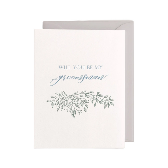 Groomsman Card by Rust Belt Love