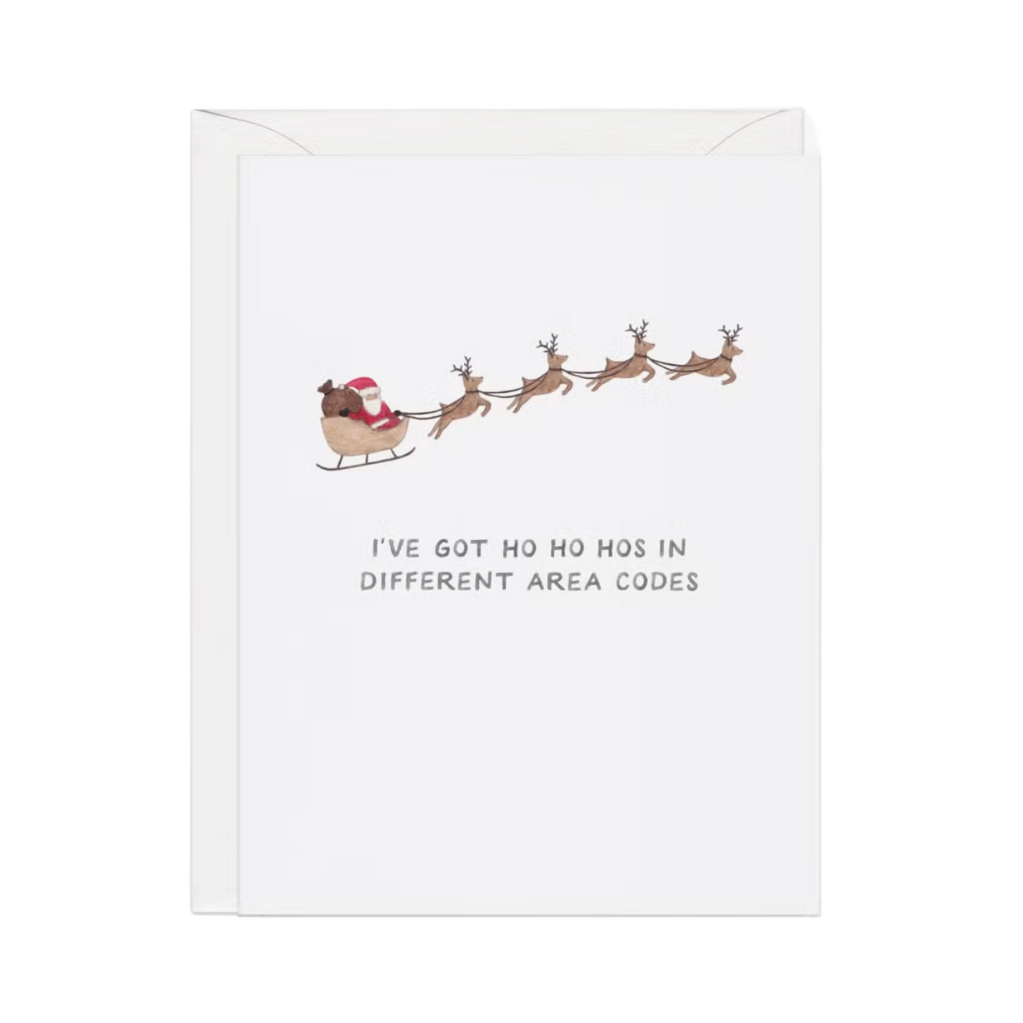 Ho Ho Hos Card by Amy Zhang