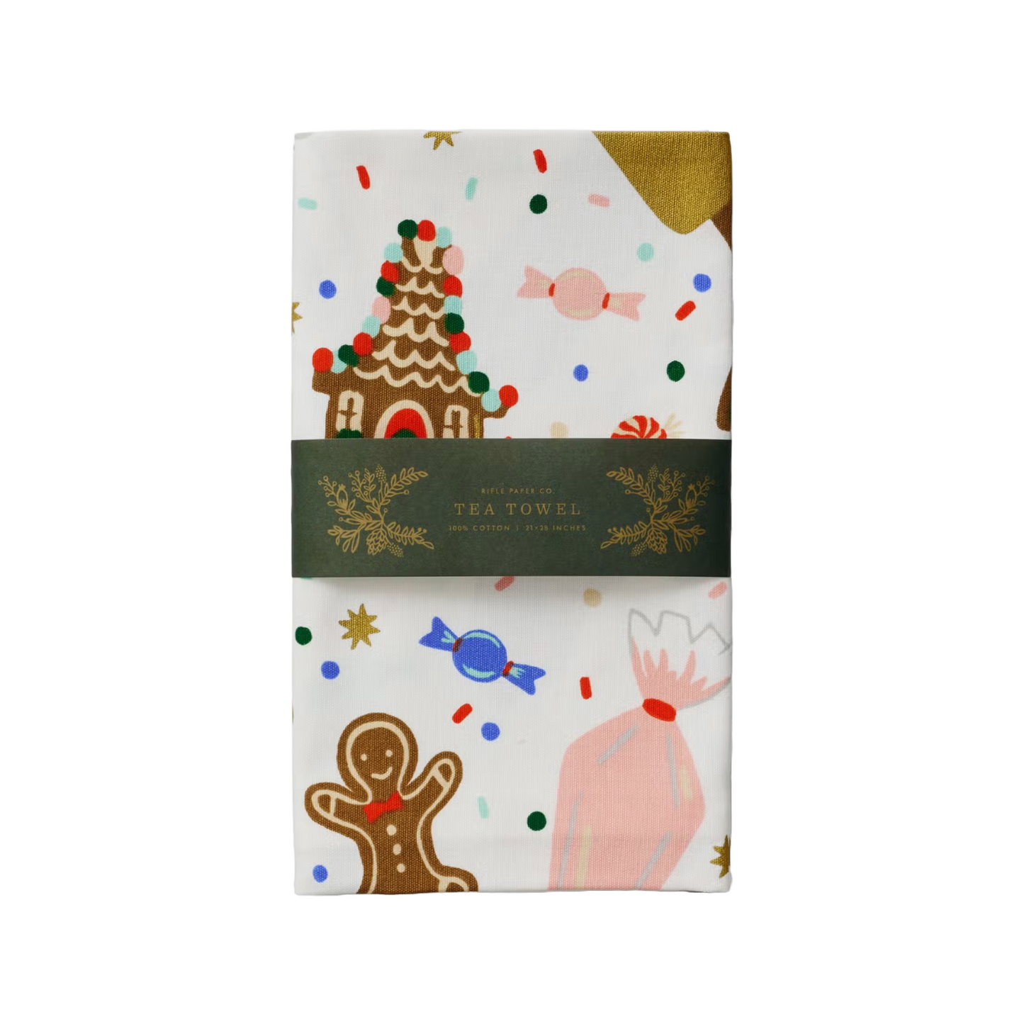 Christmas Cookies Tea Towel by Rifle Paper Co.