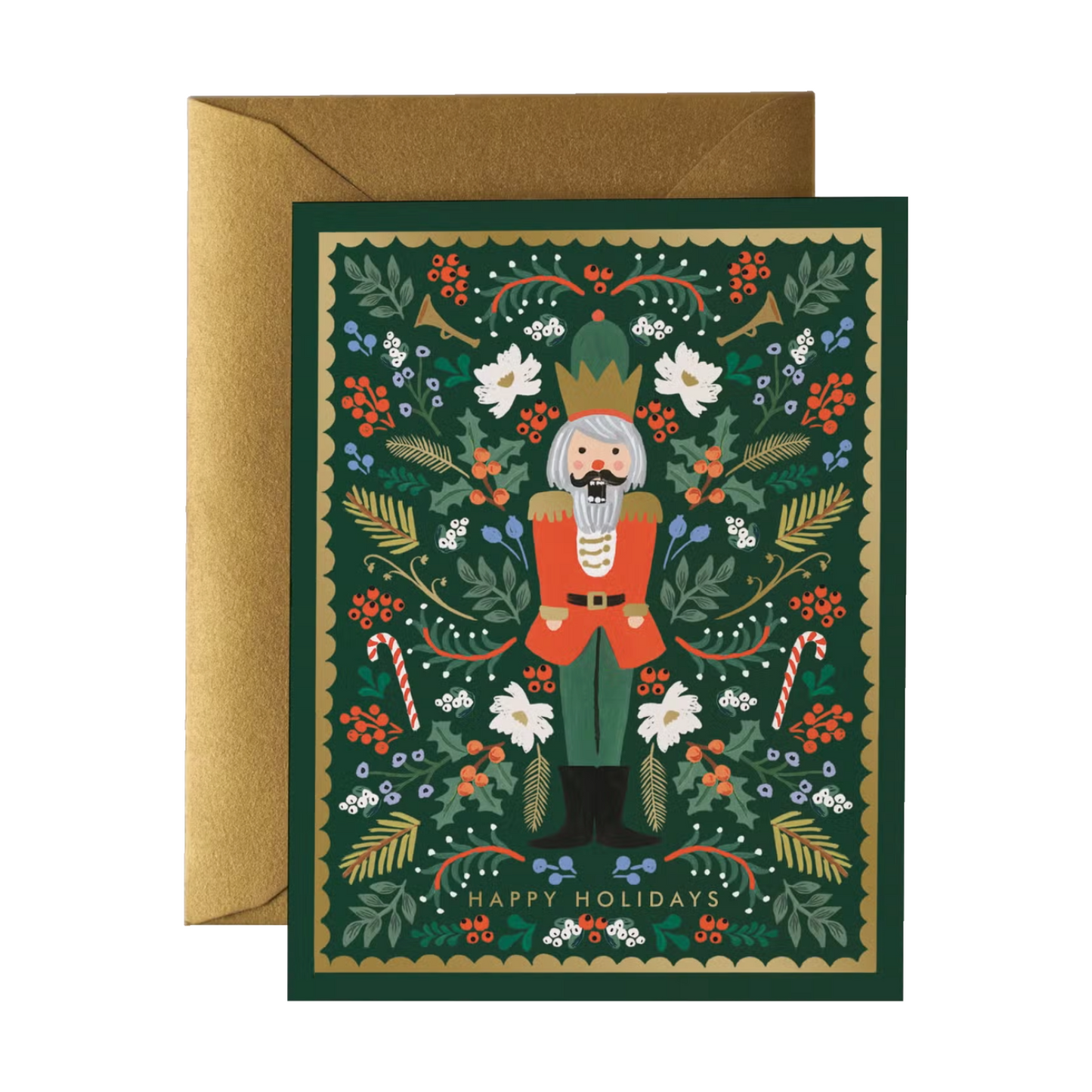 Evergreen Nutcracker Card by Rifle Paper Co.