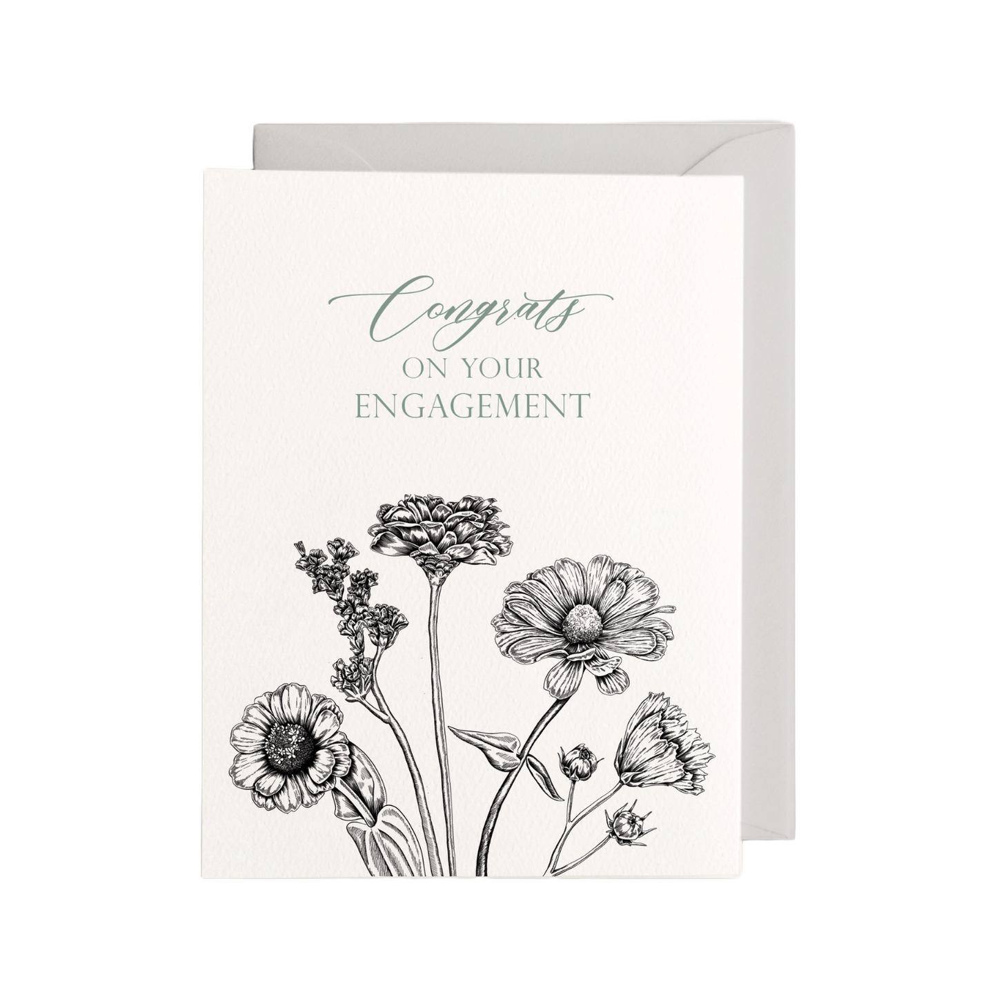 Congrats Engagement Card by Rust Belt Love