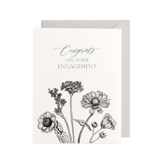 Congrats Engagement Card by Rust Belt Love