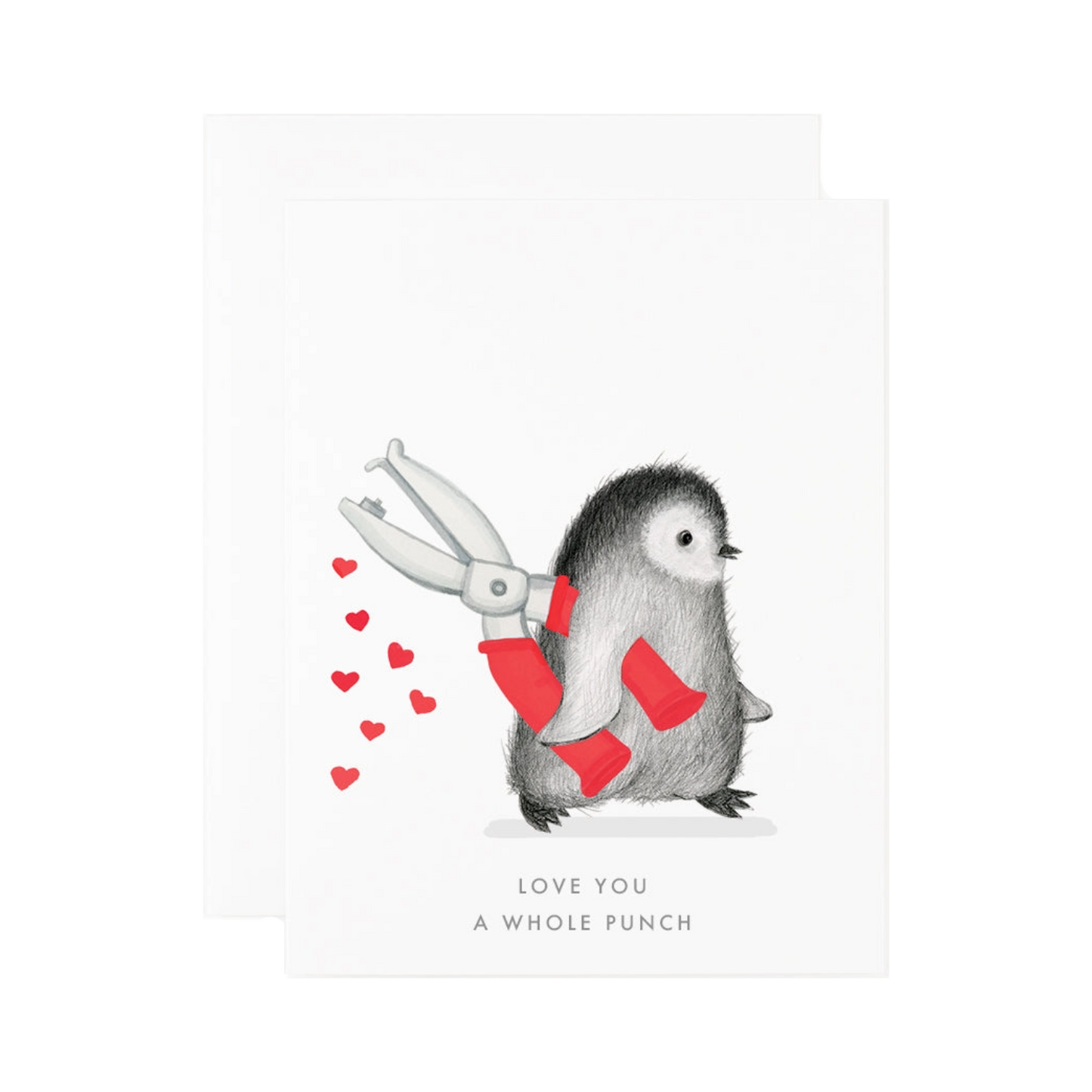 Whole Punch Love Card by Dear Hancock