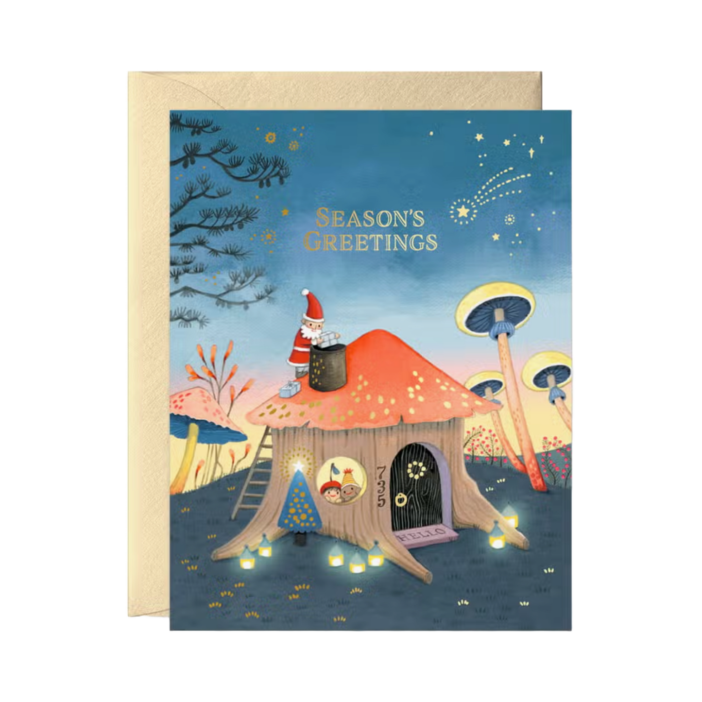 Gnome Holiday Card
