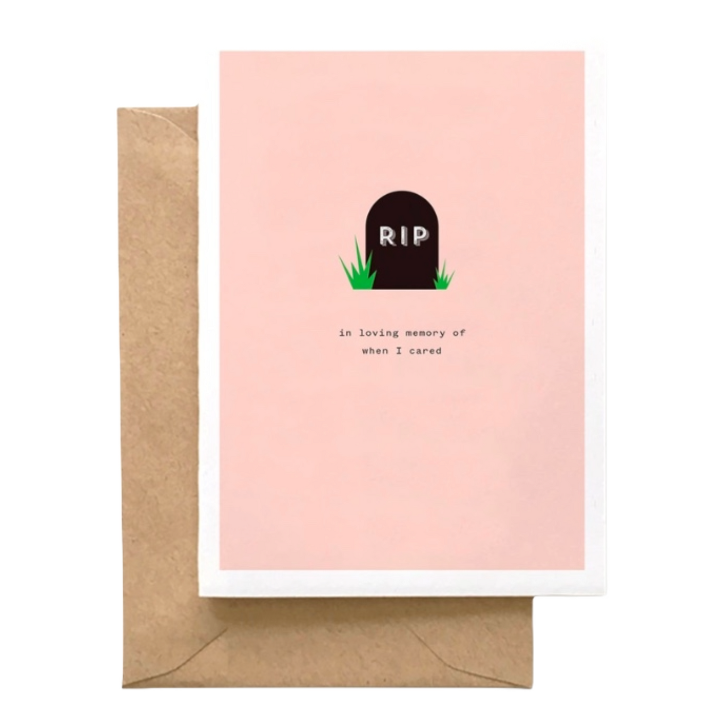 RIP When I Cared Card by Spaghetti & Meatballs
