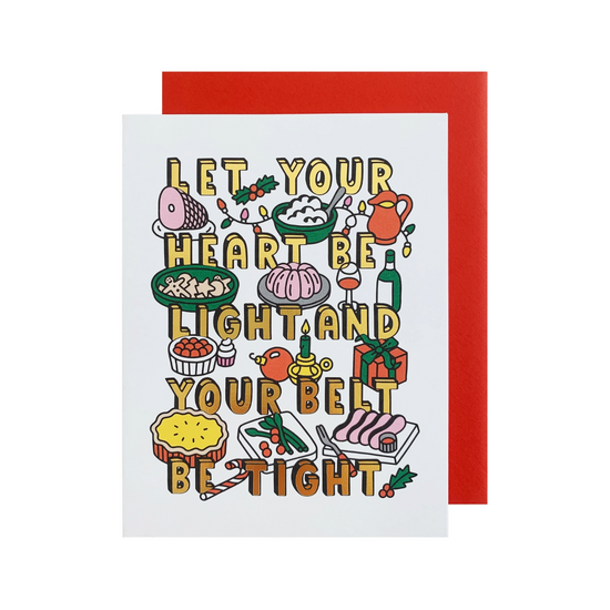 Heart Be Light Holiday Card by The Social Type 