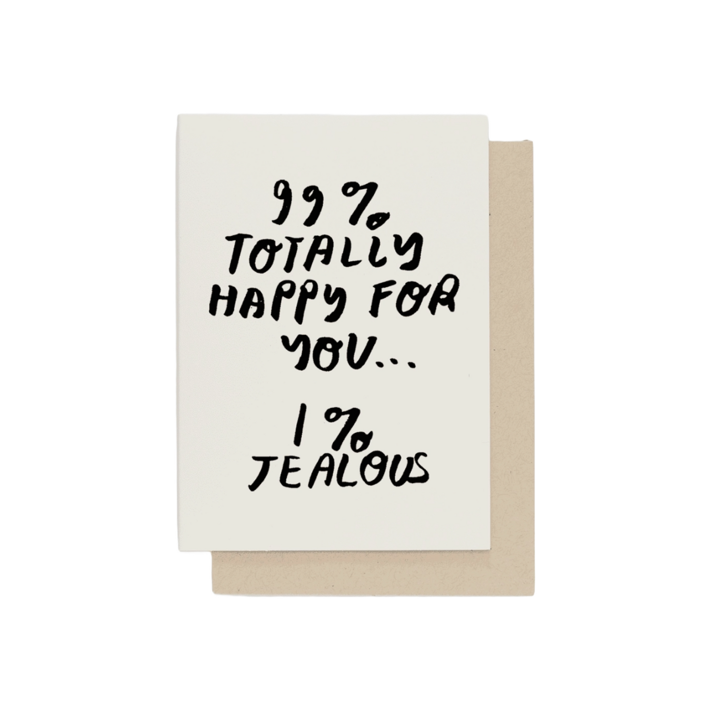 99% Happy For You Card by People I've Loved 