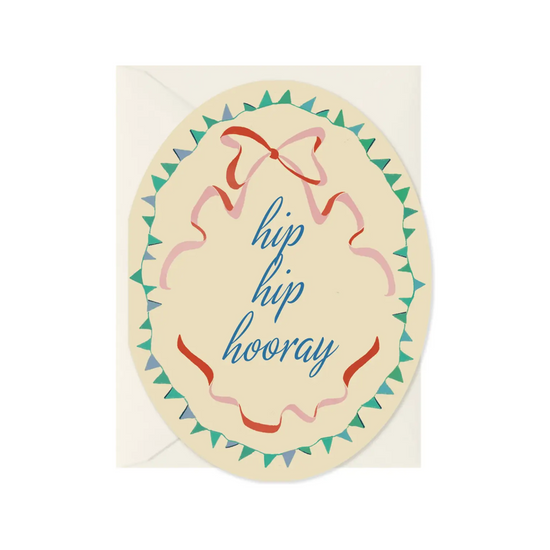 Hip Hip Hooray Card by Amy Heitman