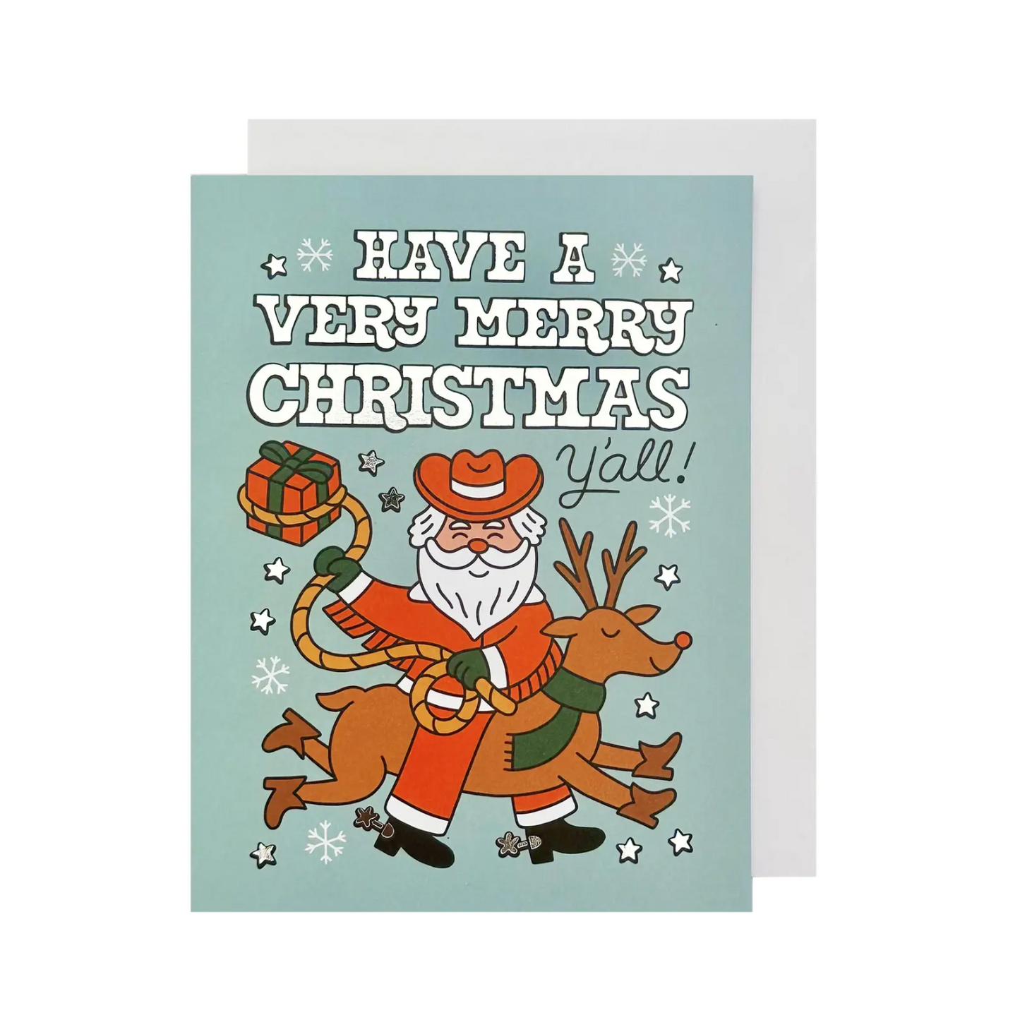 Cowboy Christmas Card by The Social Type