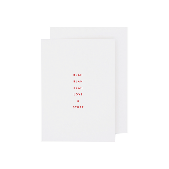 Love & Stuff Card by The Social Type 