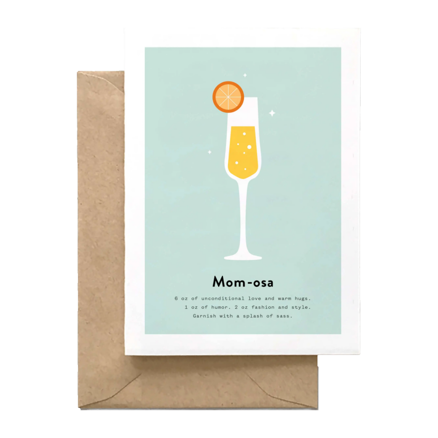 Mom-osa Card by Spaghetti & Meatballs