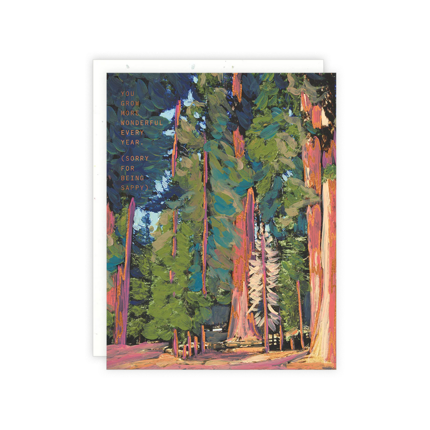 Sappy Birthday Card by Something Studio