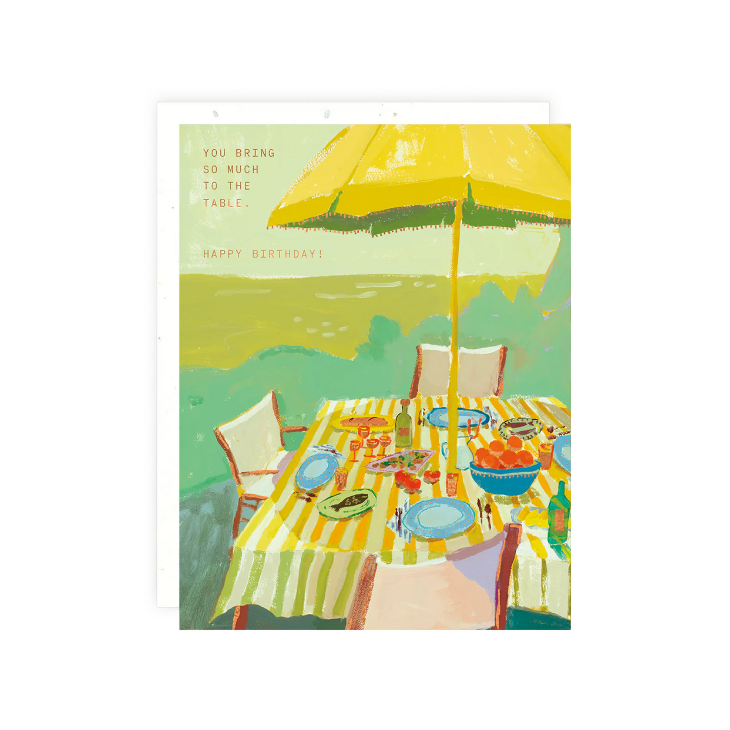 So Much To The Table Card by Something Studio