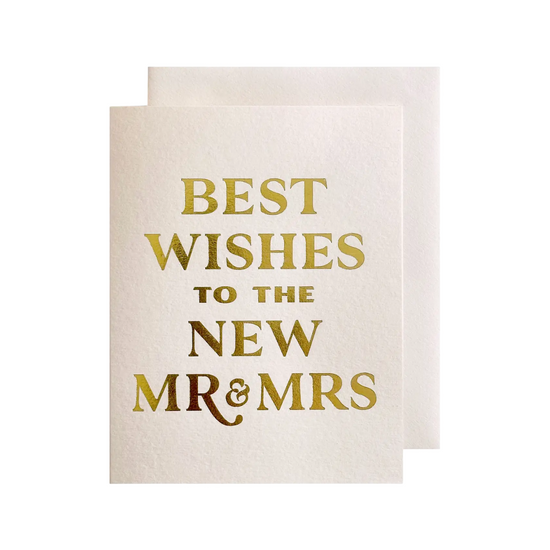 Best Mr. &amp; Mrs. Card by The Social Type