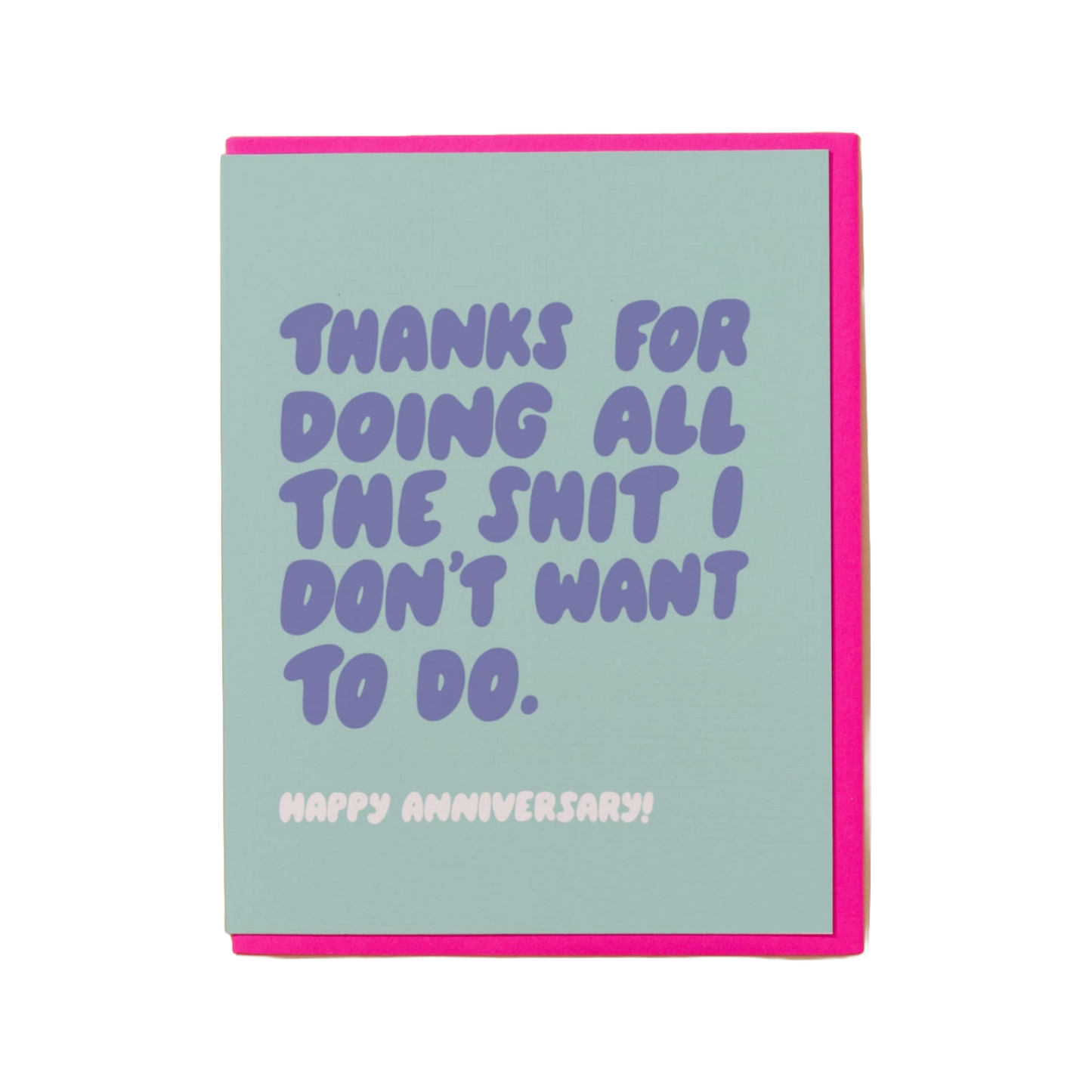 Thanks Anniversary Card by And Here We Are