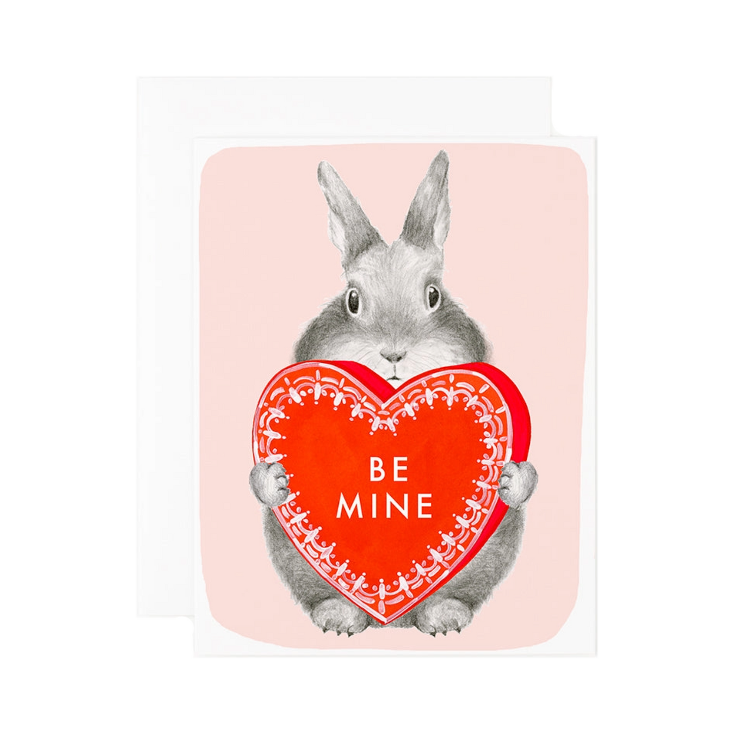 Be Mine Bunny Card by Dear Hancock